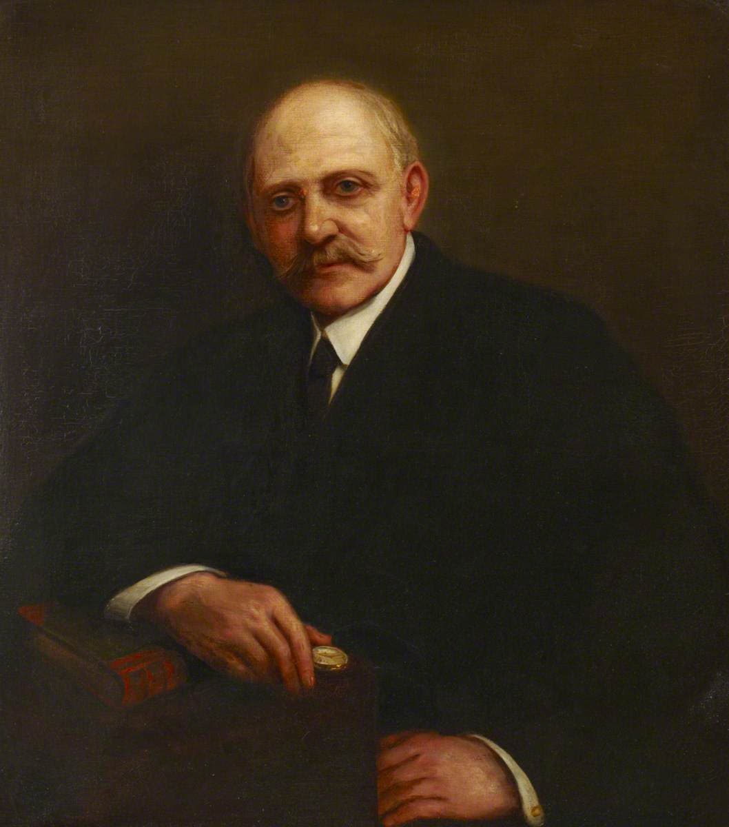 Un portrait peint à l'huile de William Willett, l'entrepreneur britannique qui a milité pour l'heure d'été.